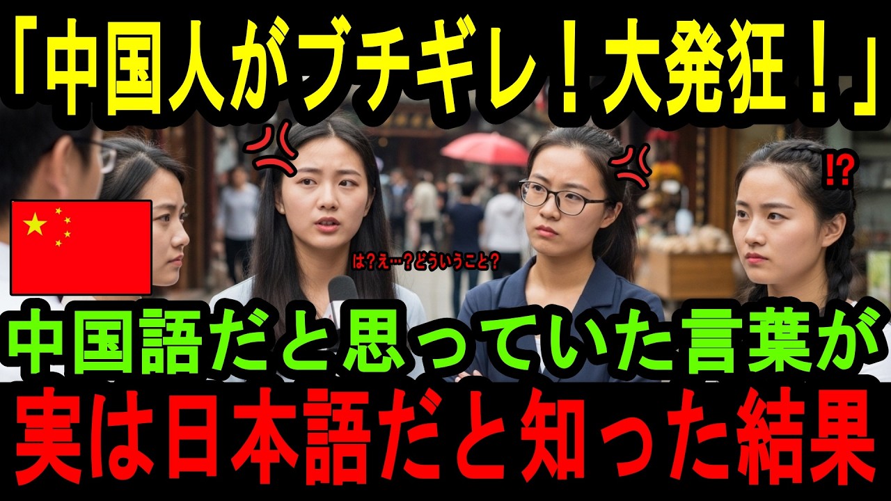 【海外の反応】「は？え？中国語じゃないの！？」中国語だと思っていた漢字が日本語だと知った中国人の反応