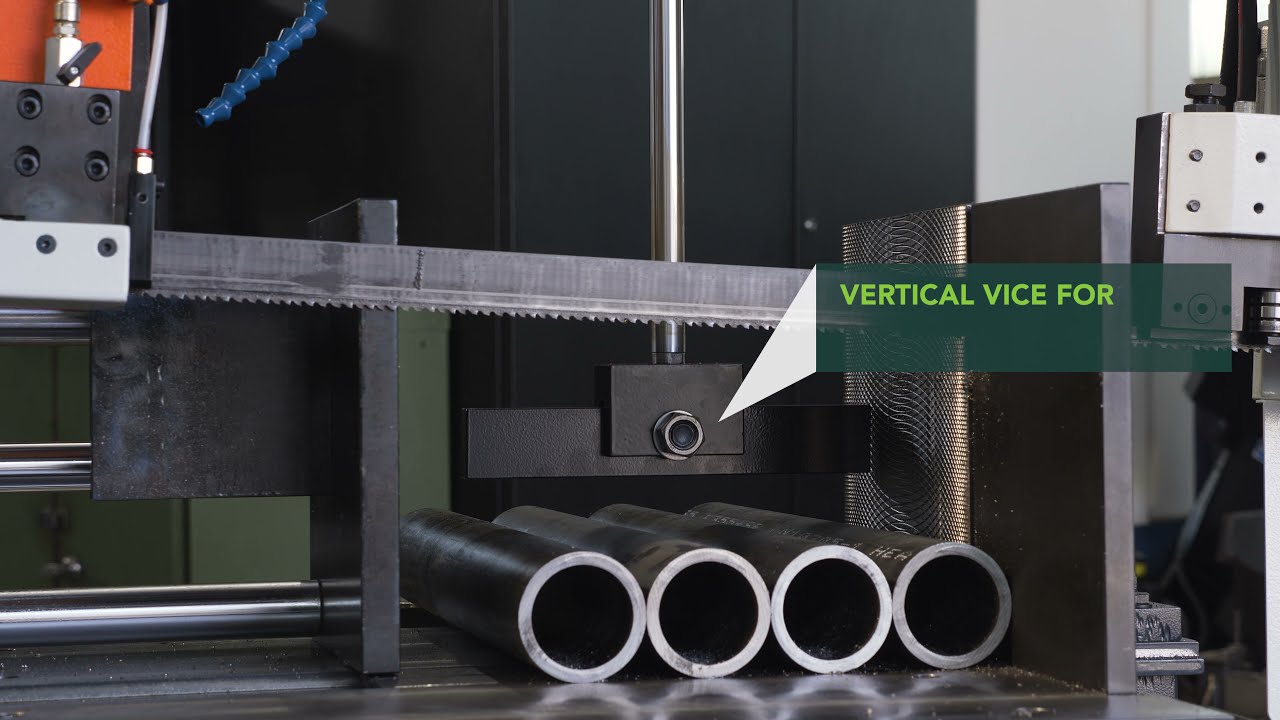 ISTech Smart 530SA - Semiautomatic band saw machine on duble column, to cut large profiles
