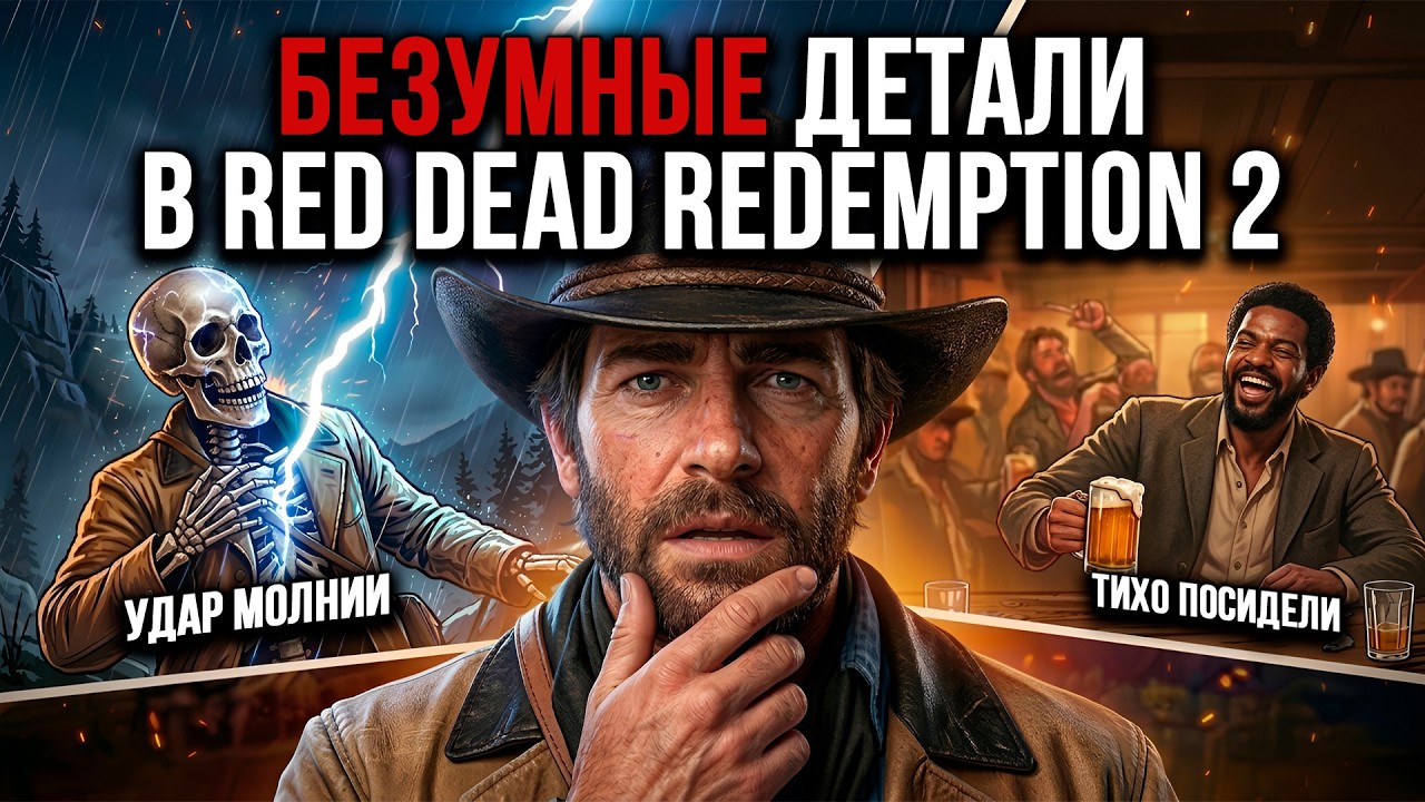 Безумные детали в Red Dead Redemption 2