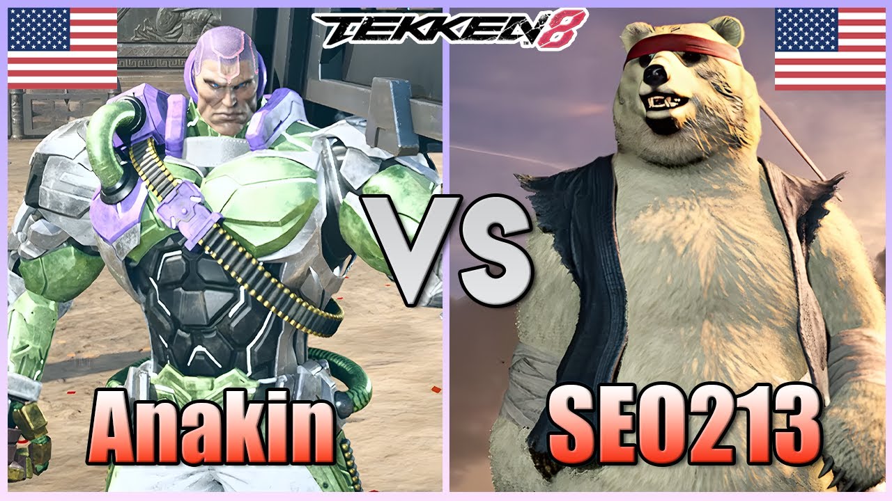 Tekken 8  ▰ Anakin (Jack 8) Vs SEO213 (Kuma) ▰ Ranked Matches!