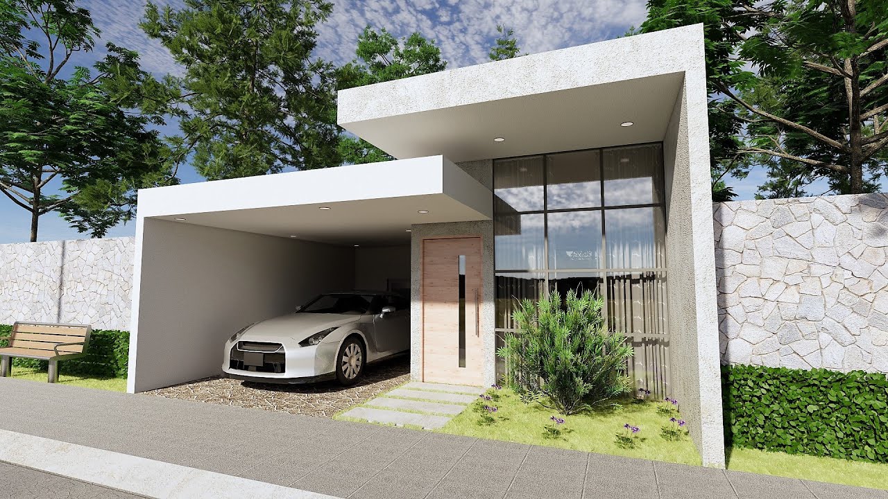 Plano de casa 7 x 14m
