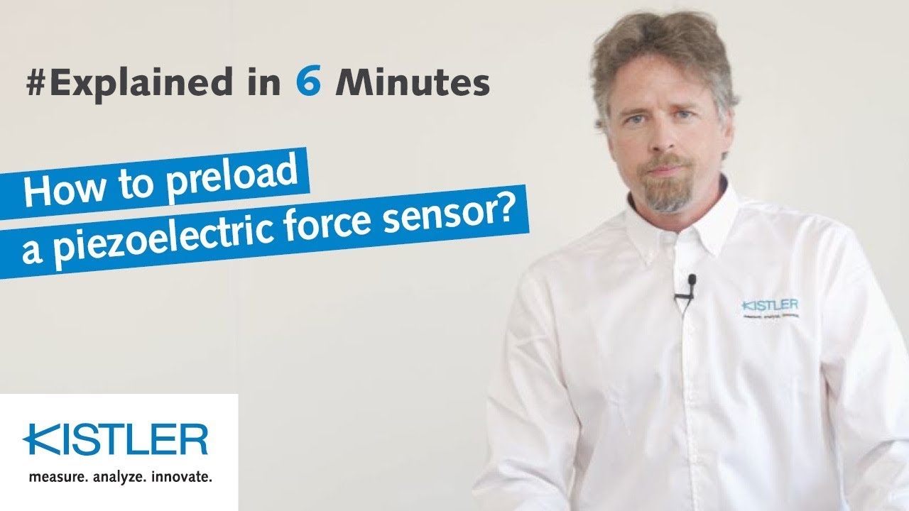 How to preload a piezoelectric force sensor? Explained in 6 minutes.