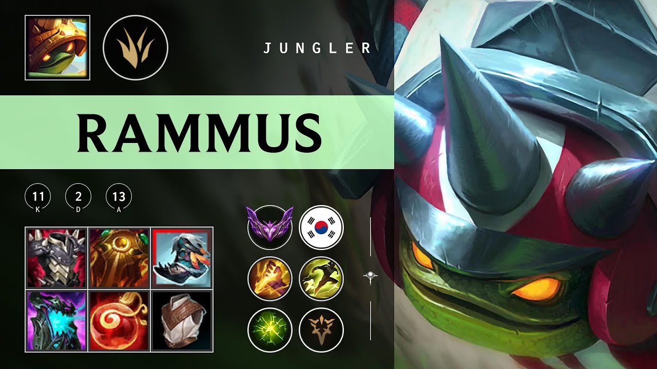Rammus Jungle vs Wukong - KR Master Patch 25.24