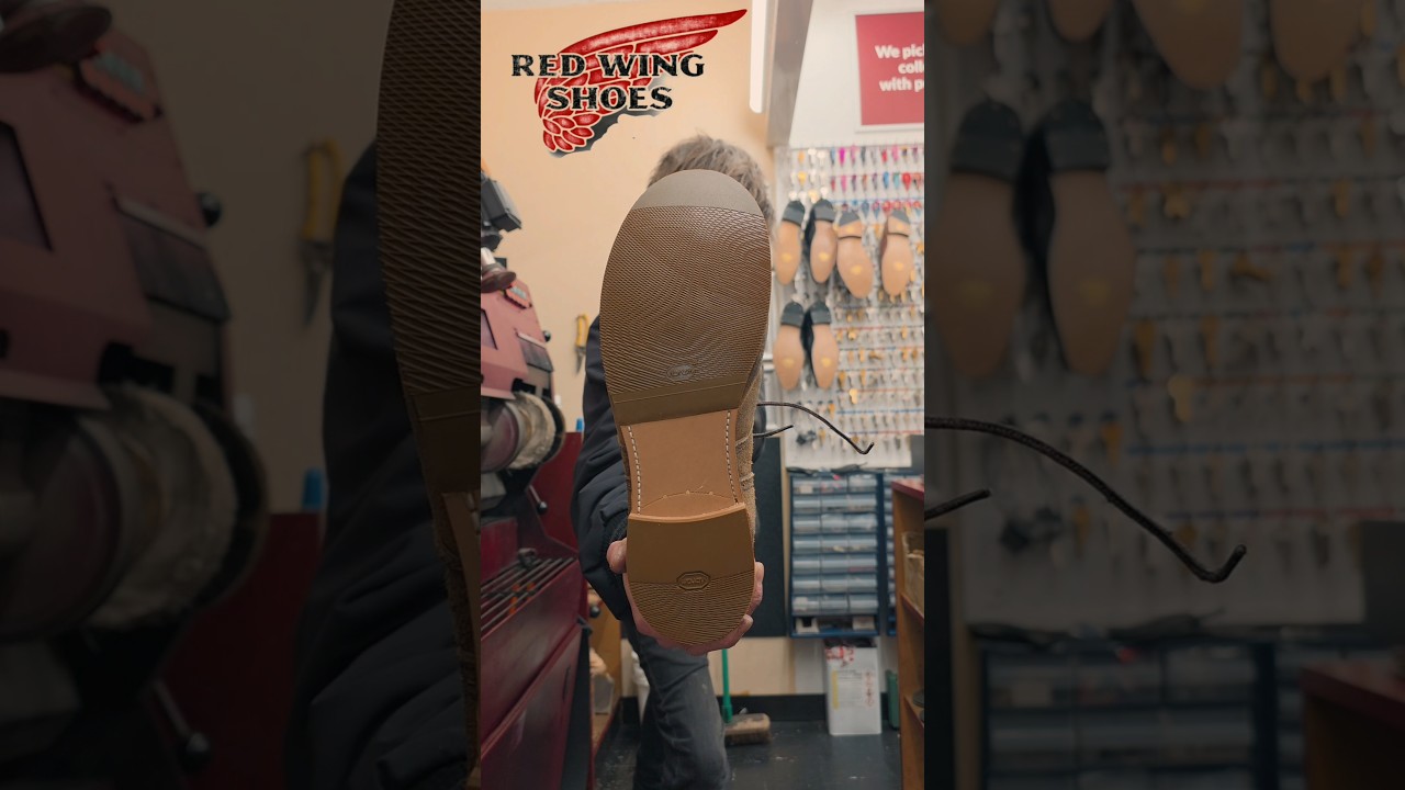 SATISFYING ASMR SHOE REPAIR | REDWING 8083 RECRAFTED #cobbler #restoration #shoerepair #redwing