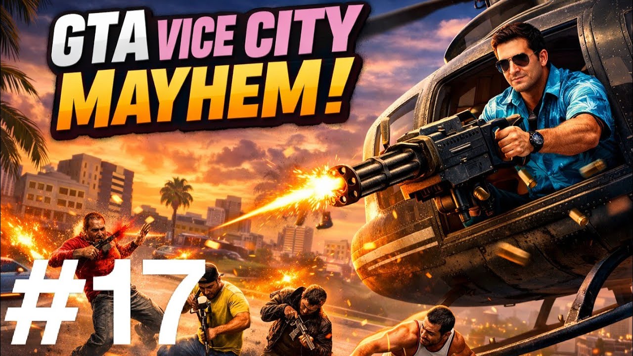 Helicopter Se Machine Gun Attack 😱 | GTA Vice City Crazy Gameplay”#gtavicecity#gtagameplay