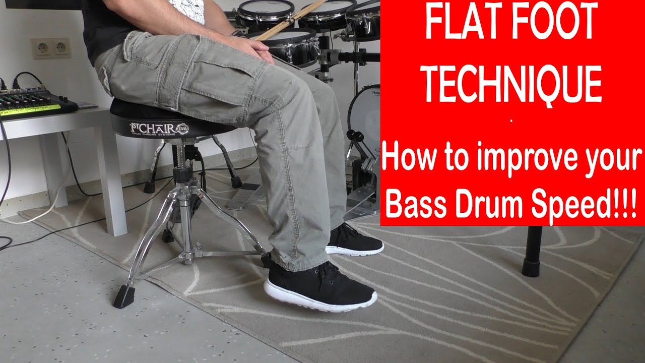 Flat Foot Technique - How to improve your Bass Drum Speed