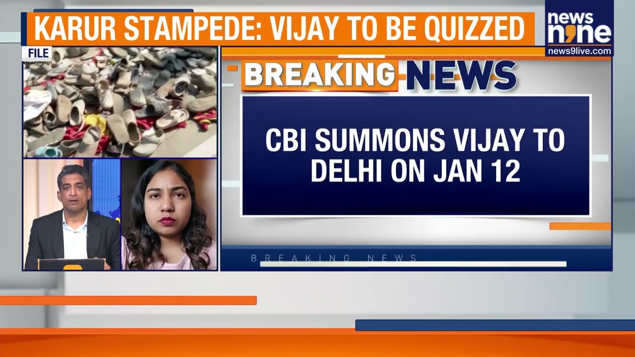 CBI Summons Actor Vijay Over Karur Stampede Tragedy | Breaking | News9