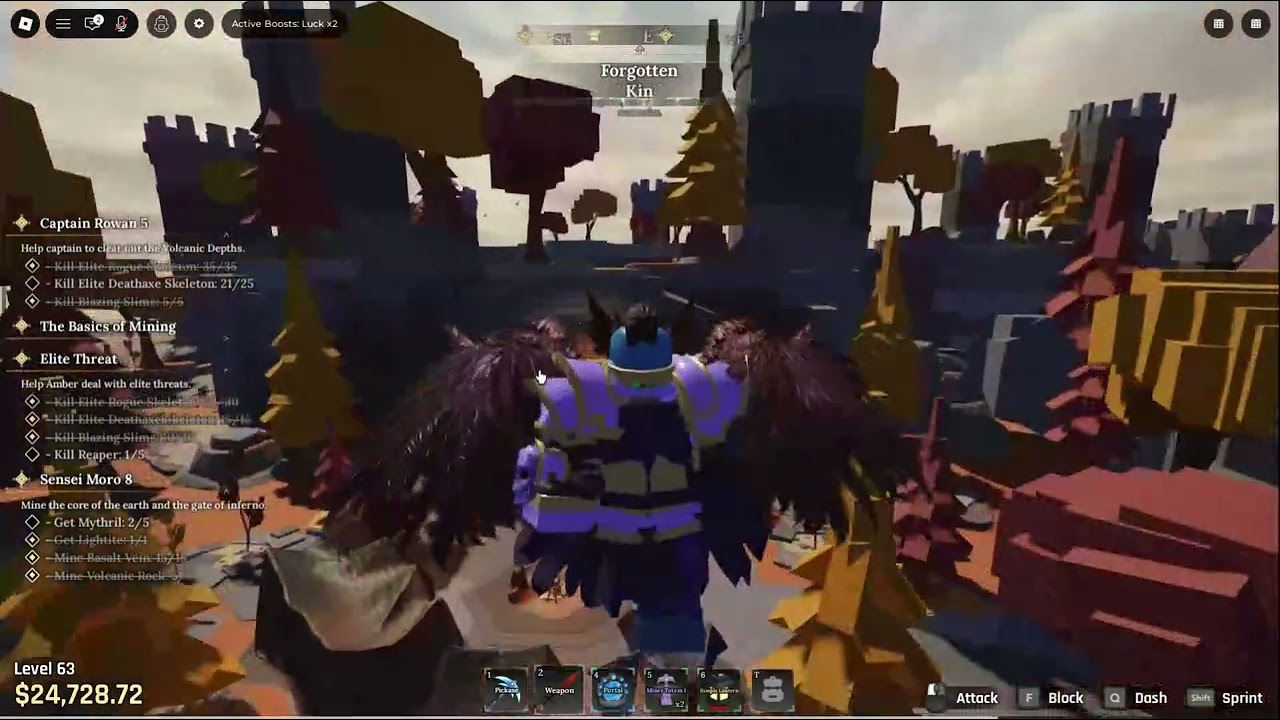 the forge completing tasks