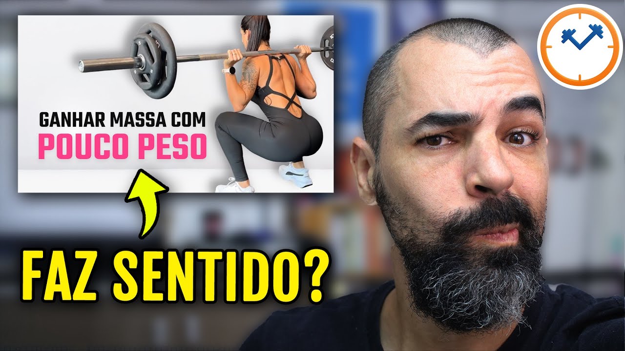 Reagindo à @TayTraining: É possível treinar com pouco peso e ganhar massa muscular?