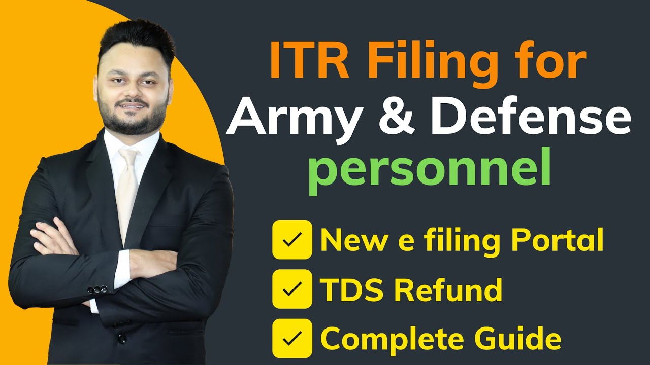 Income tax return for army officers | NEW PORTAL ITR for AY 2021-22 for Army