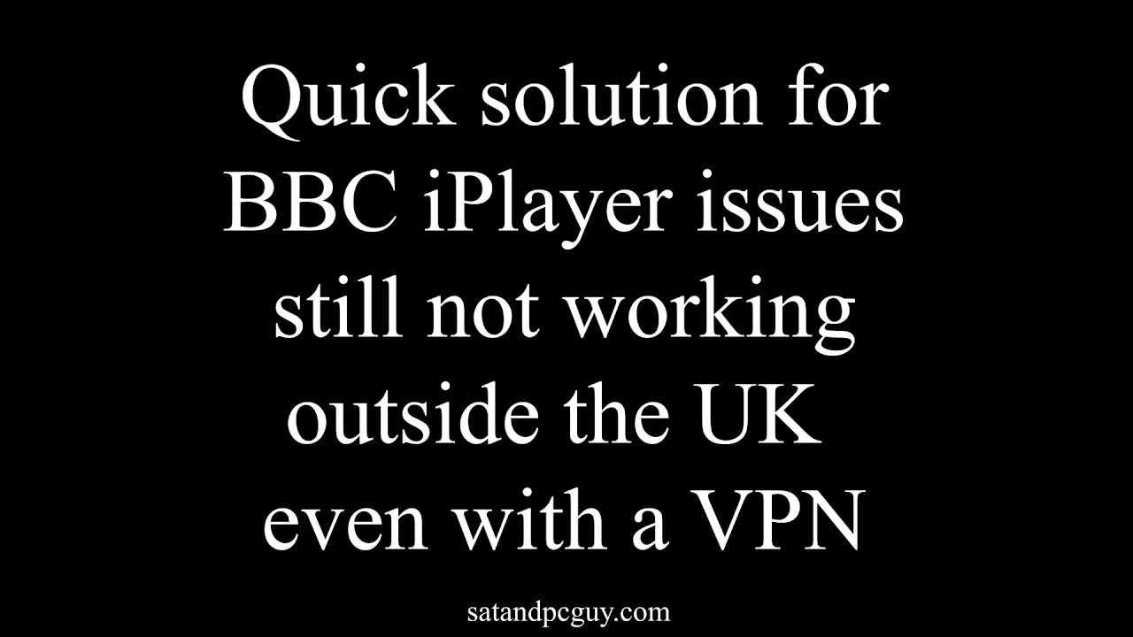 Не работает BBC iPlayer с VPN на Firestick? Попробуйте это быстрое решение!
