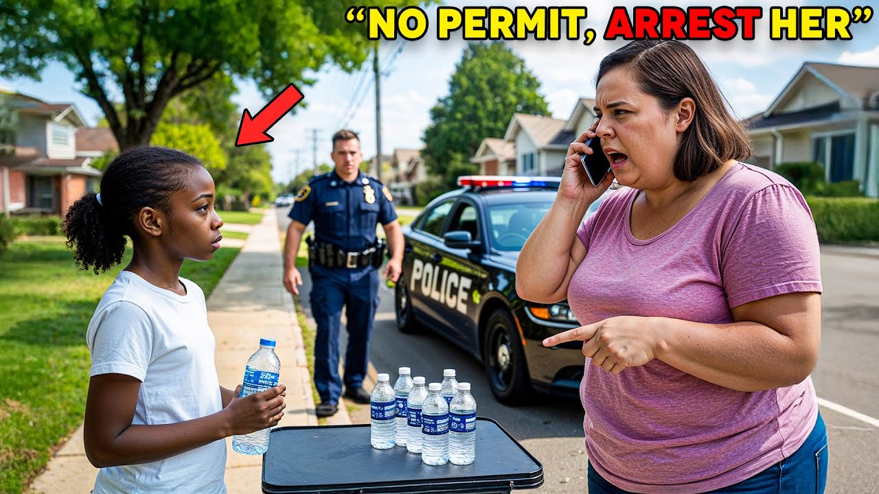 Woman Calls Police On Black Girl Selling Water—10 Minutes Later She Gets Karma
