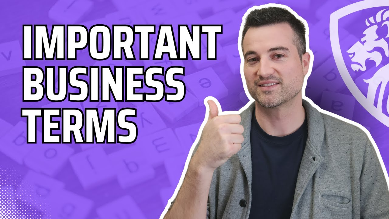 Important business terms to know