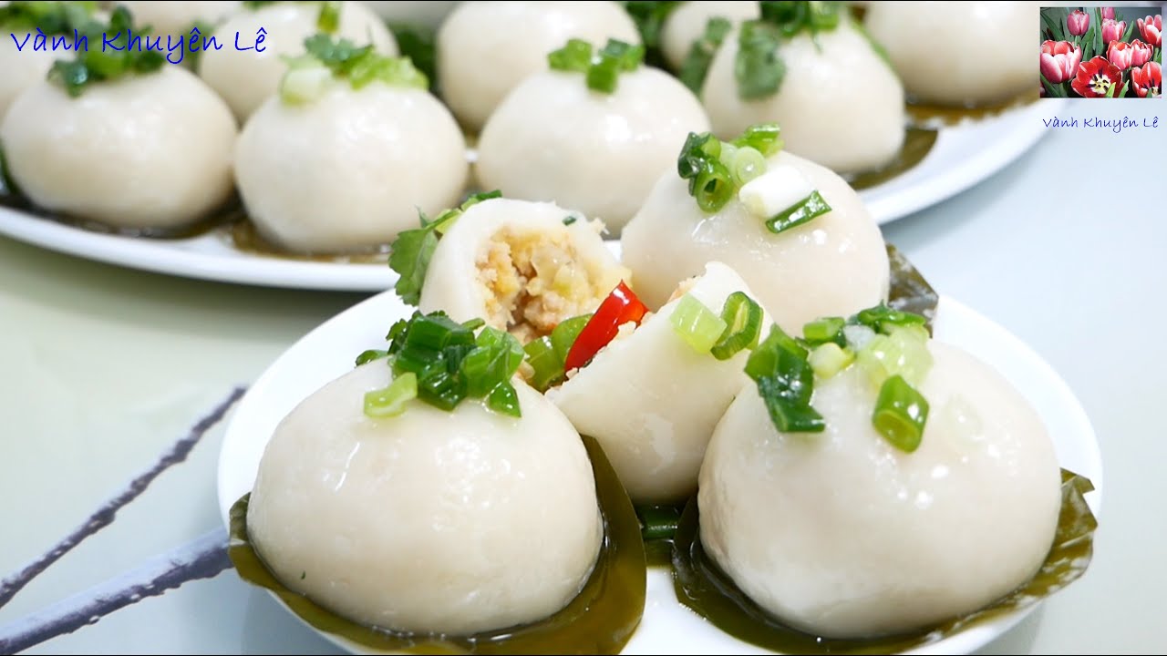 Bánh Ít Trần, Thêm 1 Cách làm Bột Nếp rất đặc biệt, Vỏ Bánh vô cùng mềm dẻo, bóng mượt, Vanh Khuyen