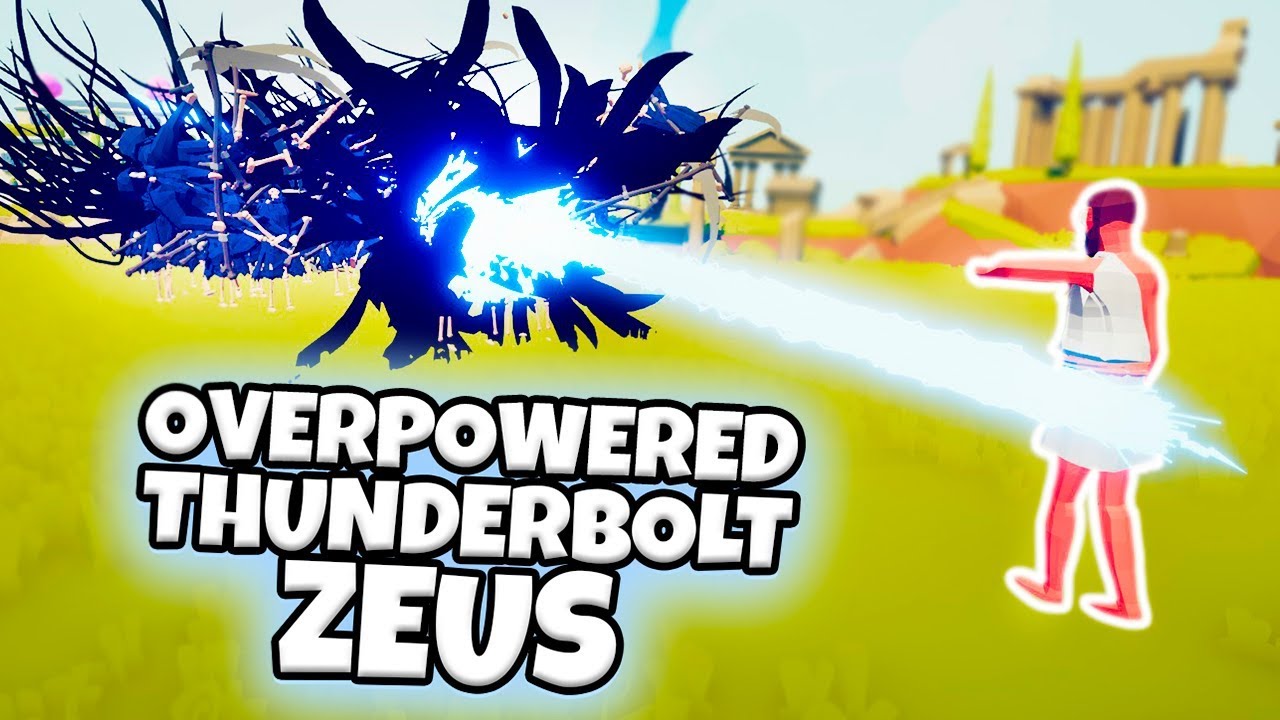 OVERPOWERED THUNDERBOLT ZEUS VS EVERY FACTION (CUSTOM)