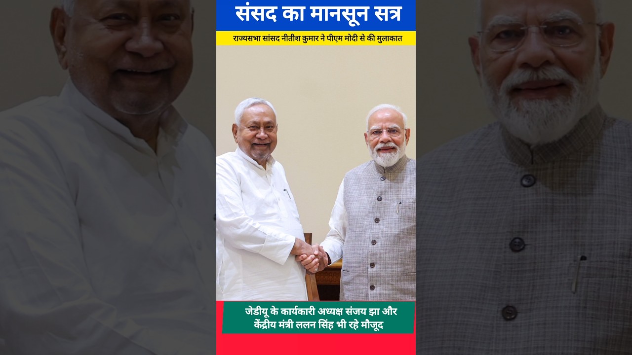 Rajyasabha MP Nitish Kumar met PM Modi.