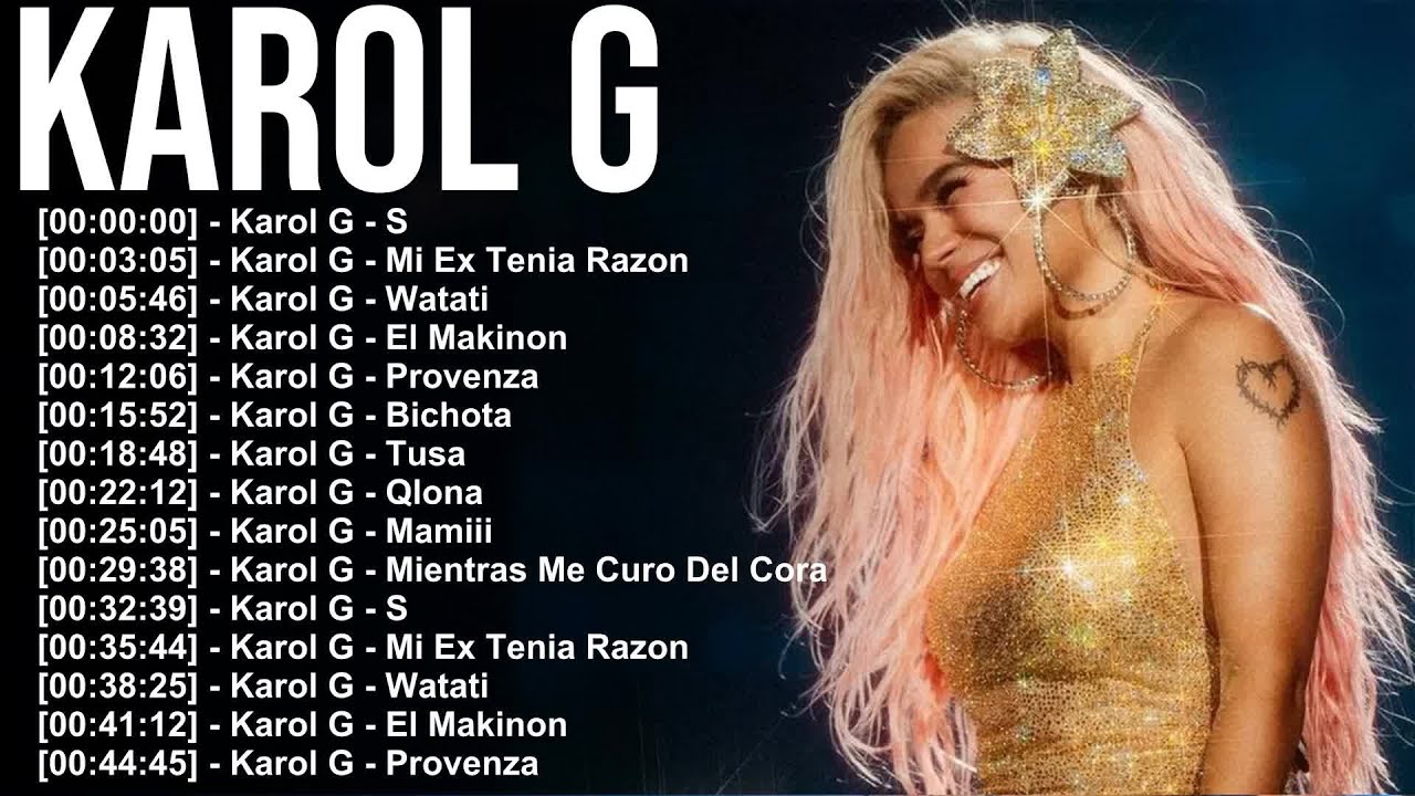 Karol G Music Mix ⭐ Best Reggaeton & Pop Songs Full Album Collection