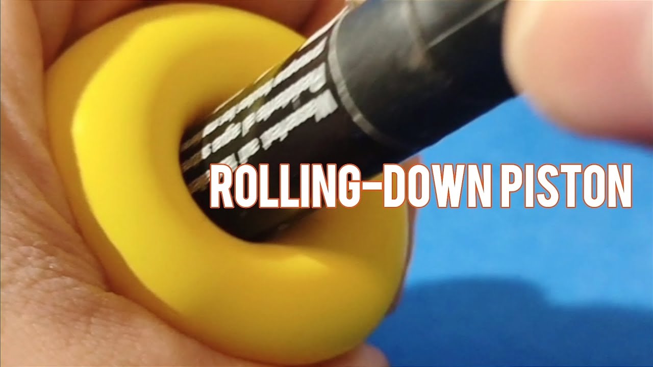 Rolling-down diaphragm Piston - Idea and Tutorial for Stirling Engine