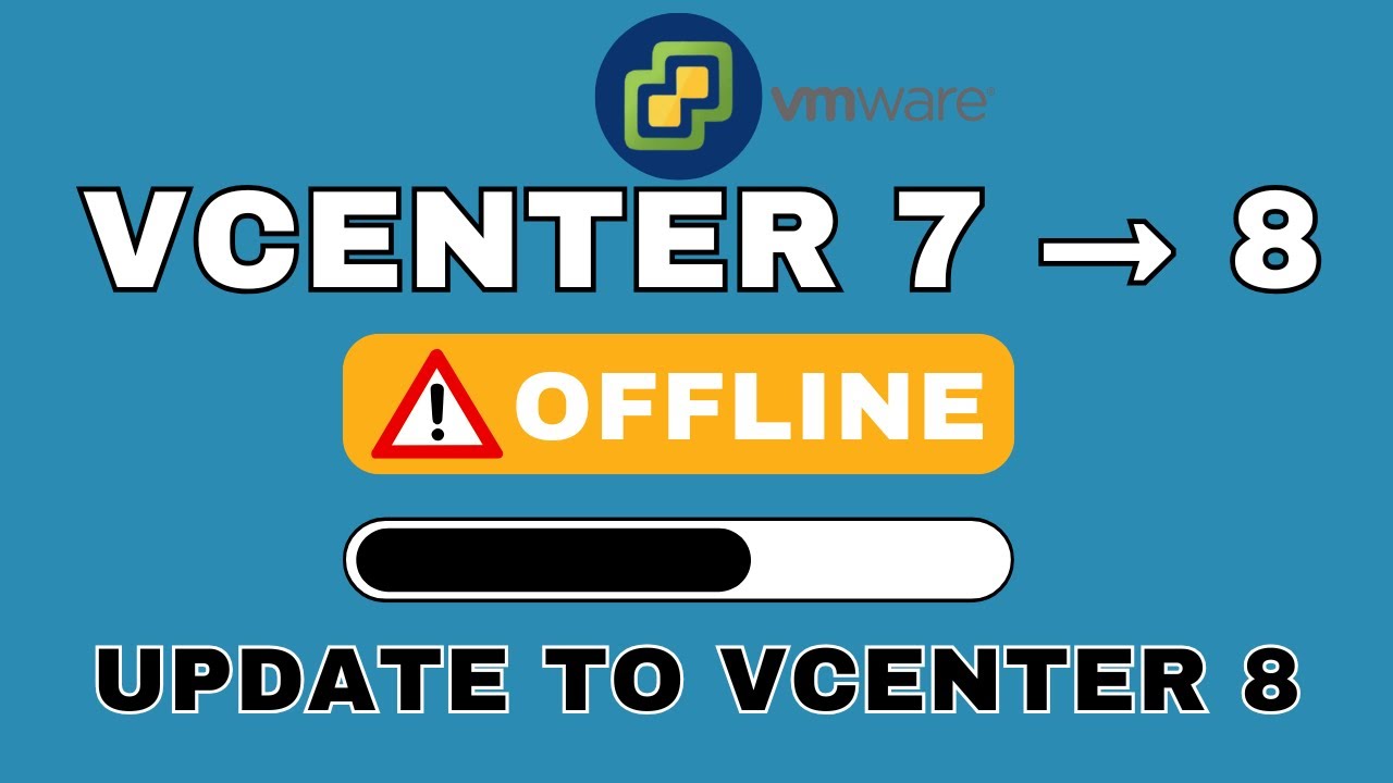 Update vCenter 7.0 to 8.0 &ndash; No Internet? No Problem.
