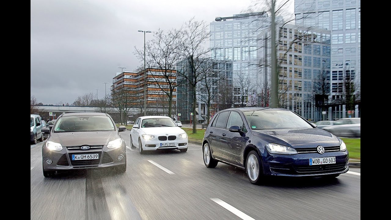 Ford Focus, BMW 114i, VW Golf