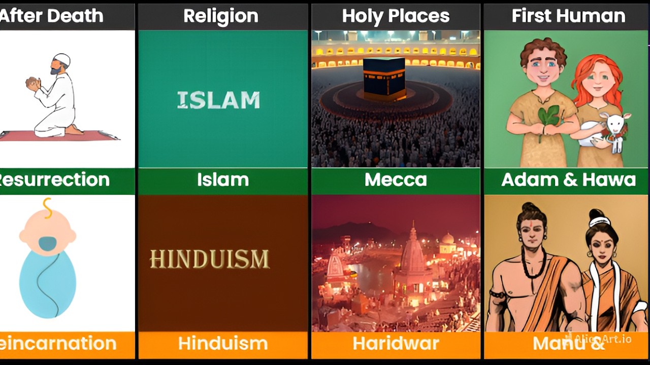 Islam vs Hinduism - Religion Comparison