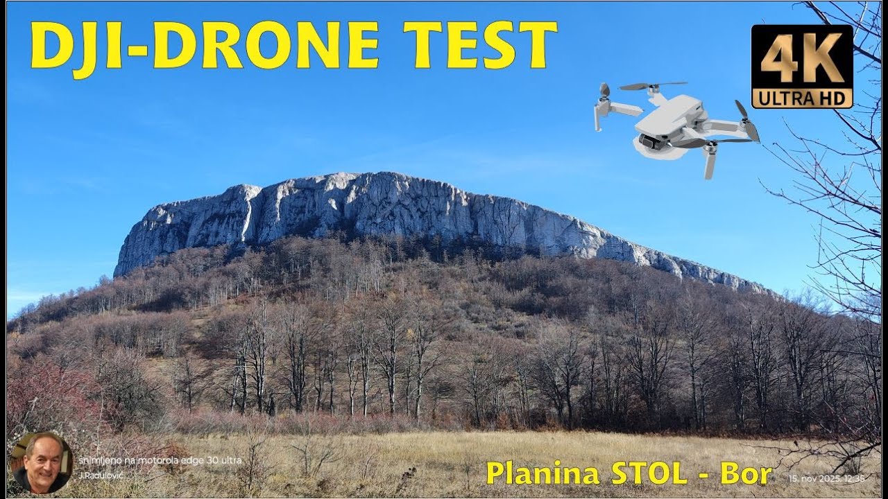 TEST  DRONA NA PLANINI STOL
