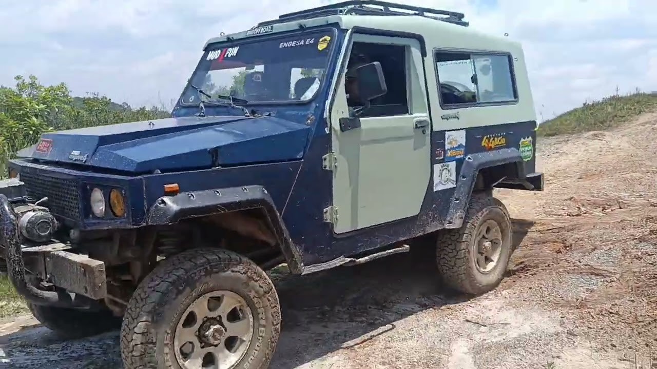 Passeio 4x4 trilha caminho do sal Engesa, Bandeirante e Samurai 