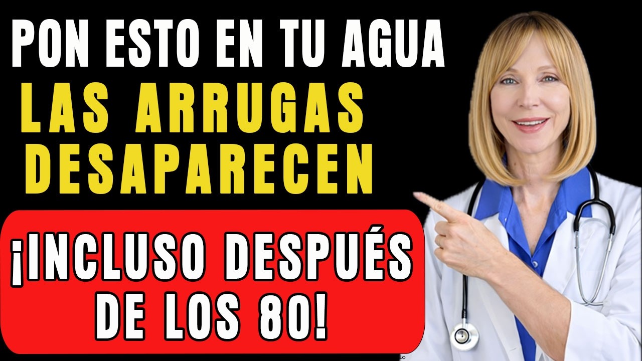 ¡Mayores, NO Beban Agua Sola! Agreguen ESTO y Activen el Colágeno