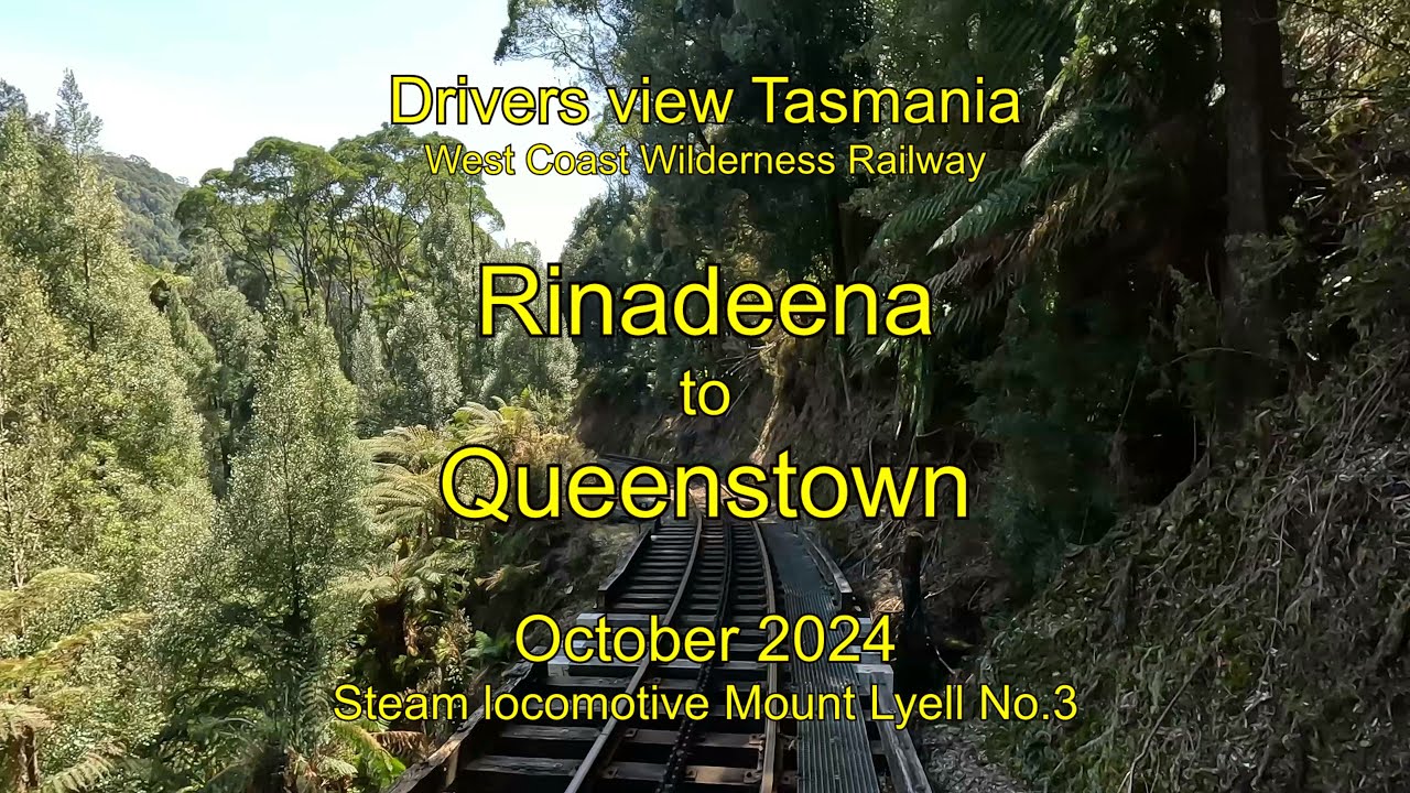 Drivers view Tasmania, Rinadeena to Queenstown, Oct 2024