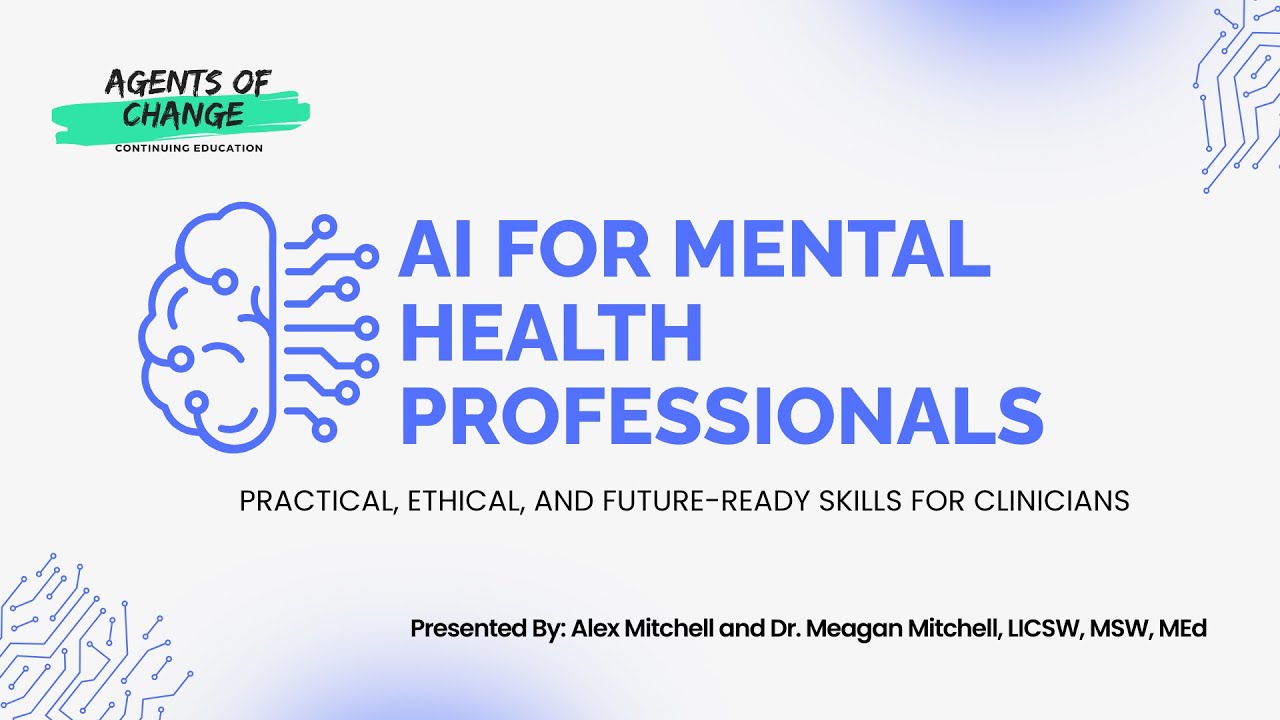 AI for Mental Health Professionals (3 Ethics CE Credits)