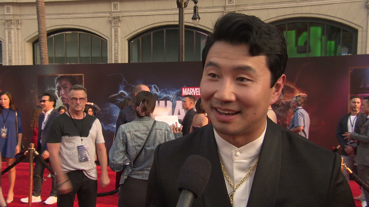 Simu Liu Interview 'Shang-Chi' Red Carpet