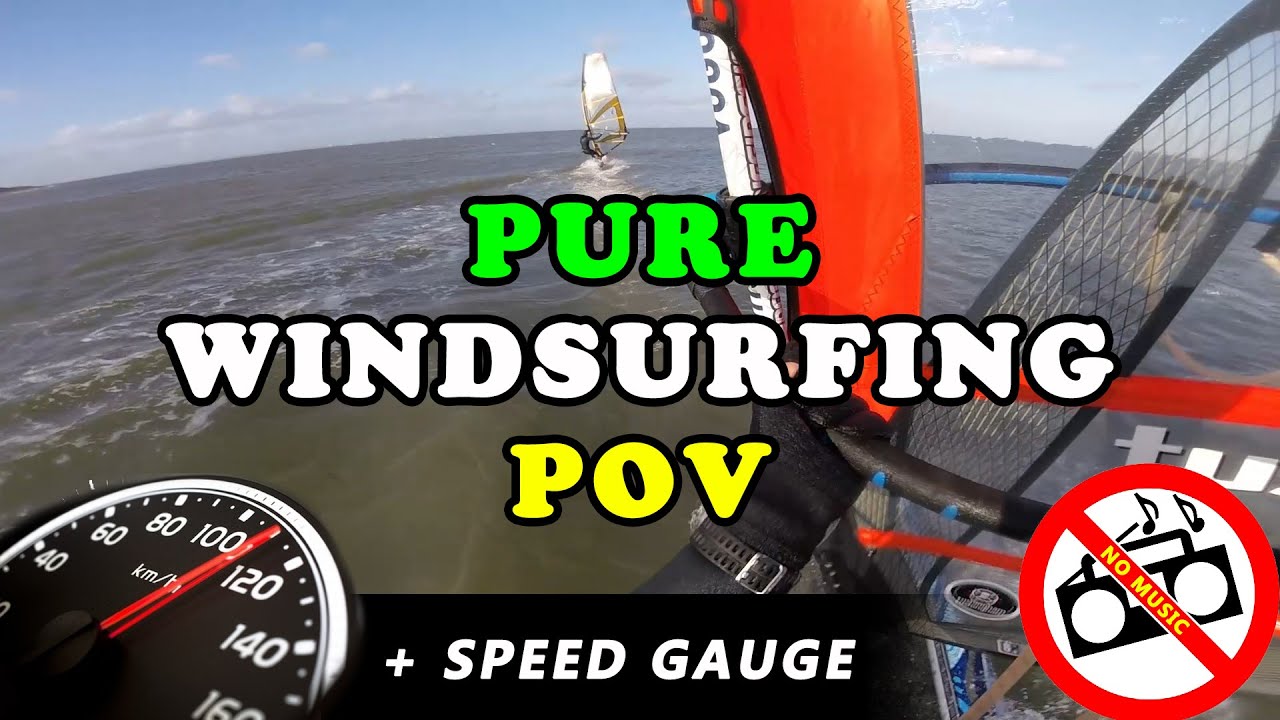 Windsurfing POV. Blasting on Carbon Futura 121. Just before the first lockdown 2020 [no music]