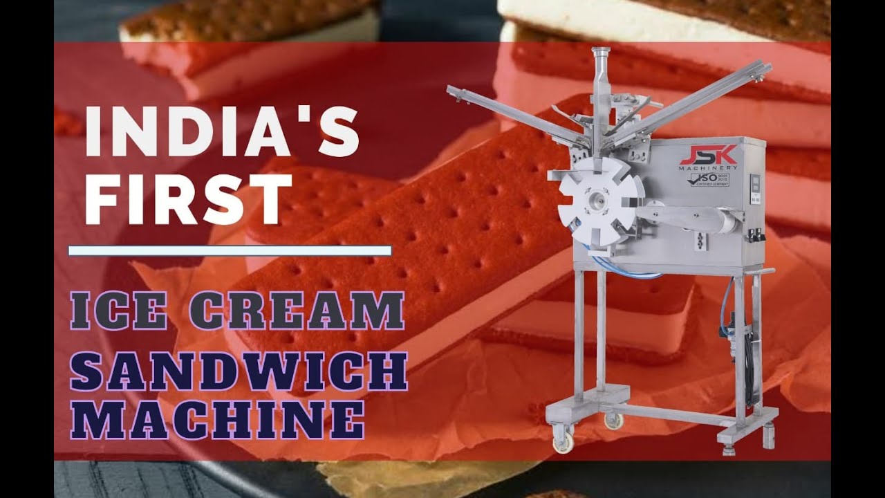 ICE CREAM SANDWICH MACHINE . (JSK MACHINERY )