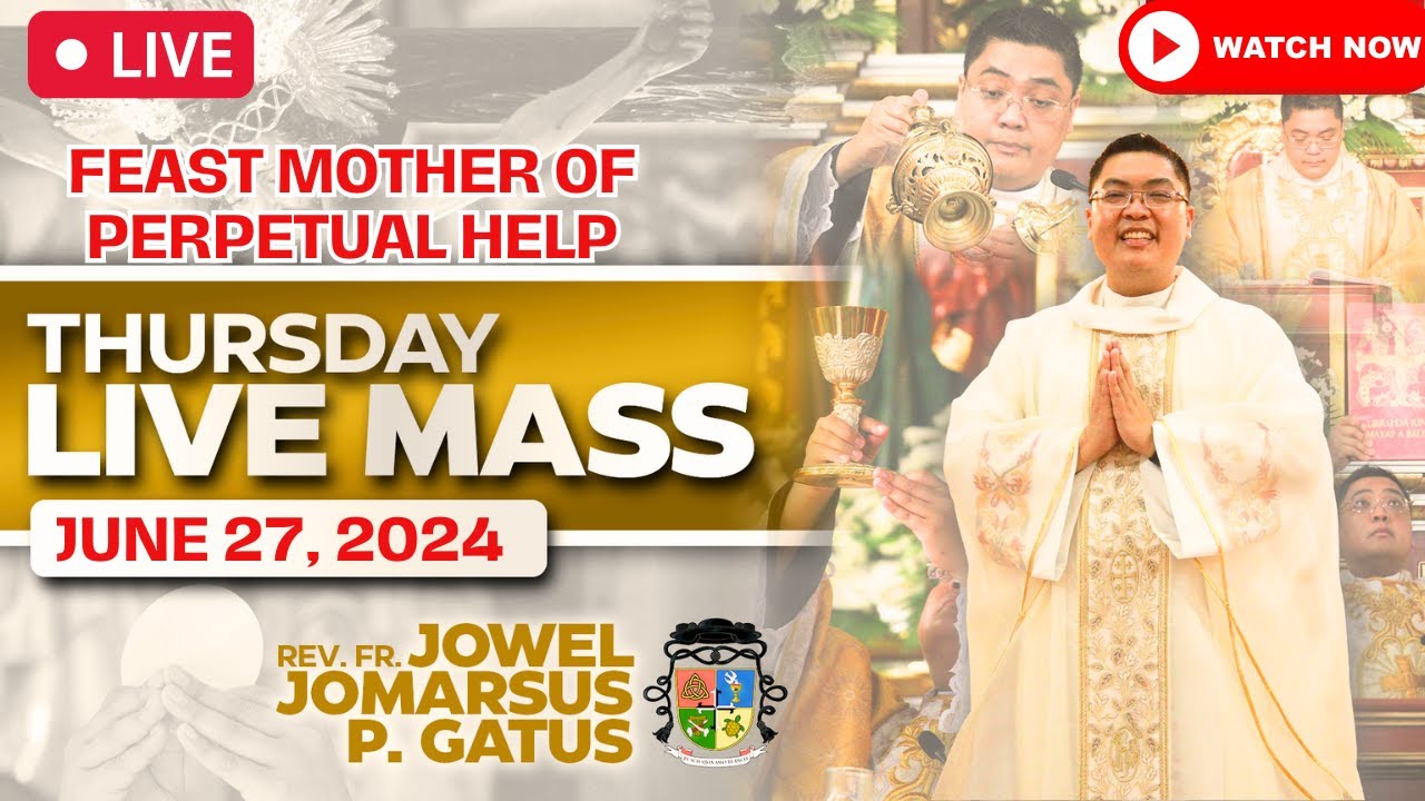FILIPINO LIVE MASS TODAY ONLINE II JUNE 27, 2024 II FR. JOWEL JOMARSUS GATUS