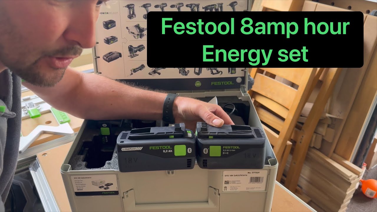 Festool 8amp hour energy set and KHC demo