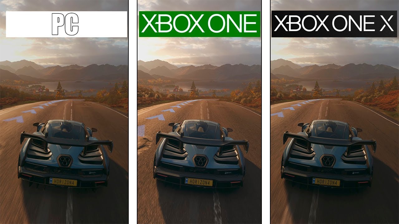 Forza Horizon 4 | ONE X vs ONE vs PC | 4K Graphics FINAL Comparison