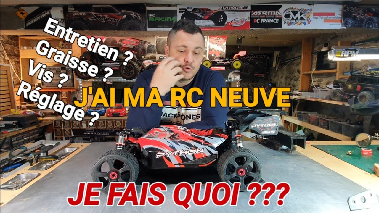 VOITURE RC EN RTR QUE FAIRE AVANT DE DÉMARRER POUR LA PREMIÈRE FOIS