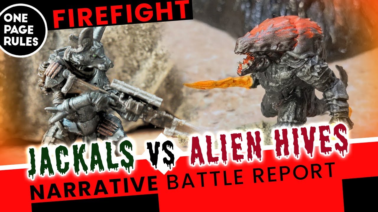 Jackals Sabotage A Hive Nest - Grimdark Future: Firefight (250 Pts)