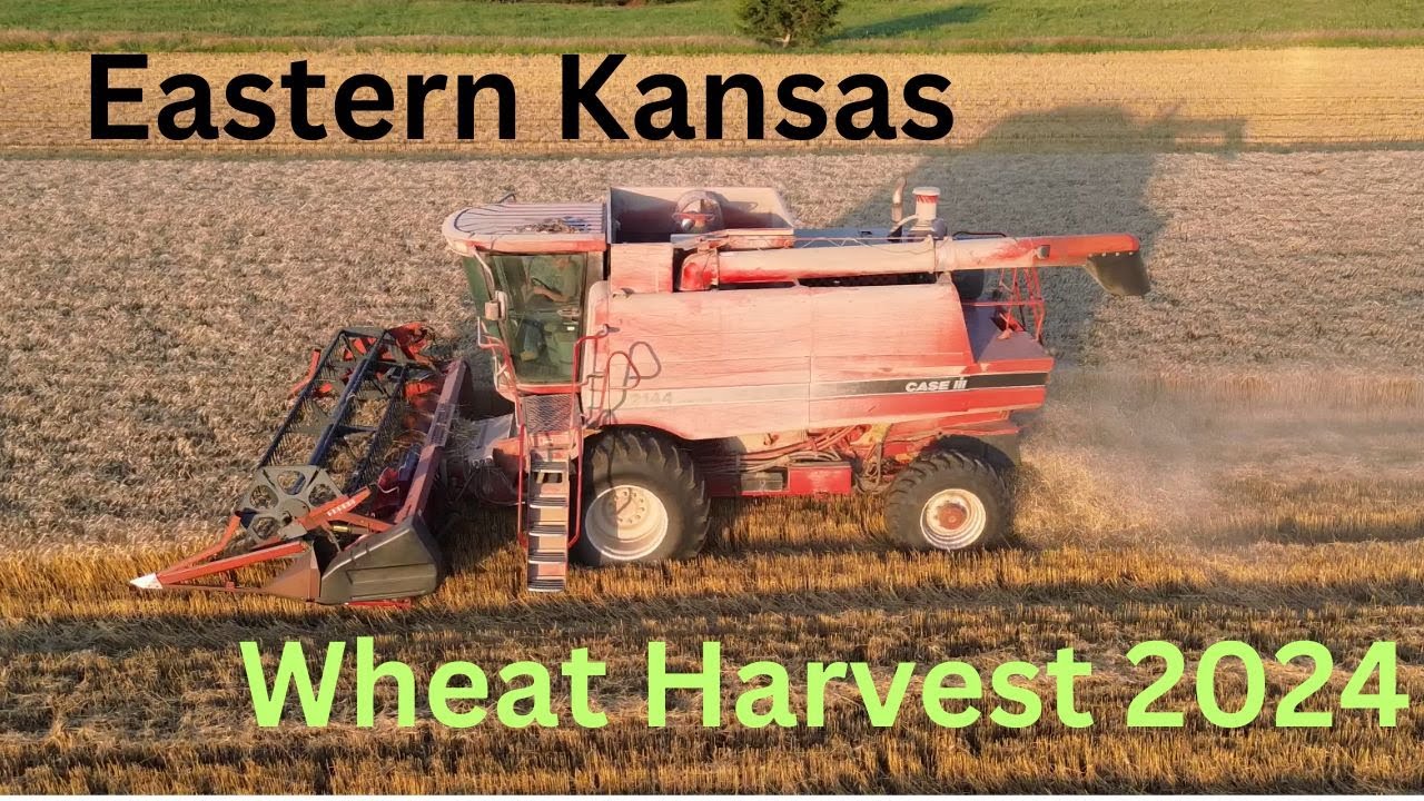 Eastern Kansas Wheat Harvest and the Start of Haying 2024!