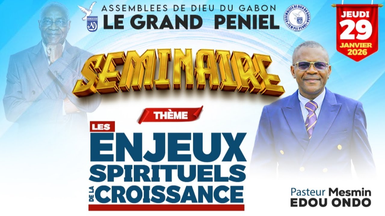 Pasteur EDOU ONDO Mesmin - Thème : Les enjeux missionnels de la croissance