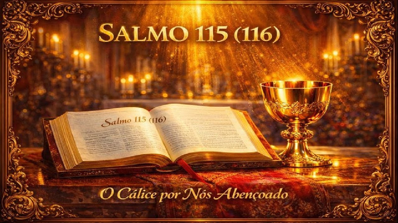 Salmo Responsorial 115 (116 ) - O Cálice por Nós Abençoado - PRIMEIRA EUCARISTIA - LINDO !!! ‐