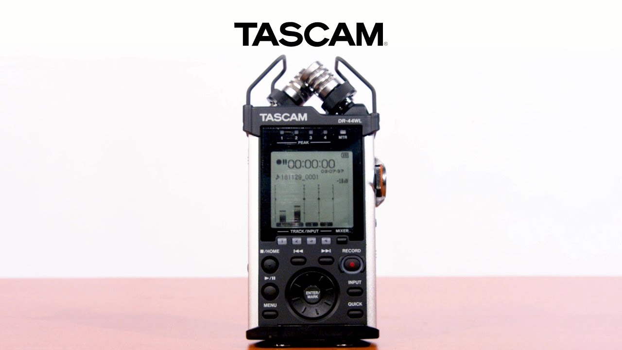 Tascam DR-44WL Hand-held Recorder with WiFi | Gear4music