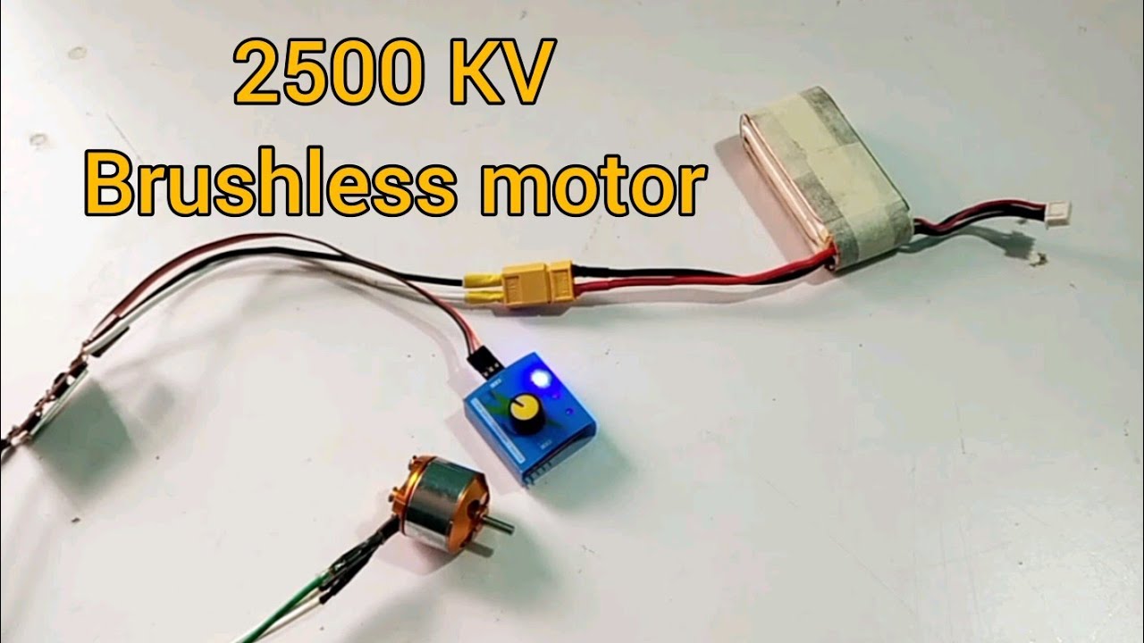Brushles  Motor 2500KV Testing