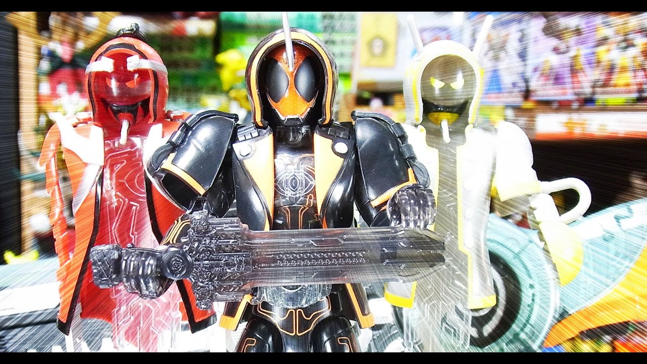 【コマ撮り】仮面ライダーゴースト　エジソンゴースト＆ムサシゴースト　EDISON ＆MUSASHI GHOST