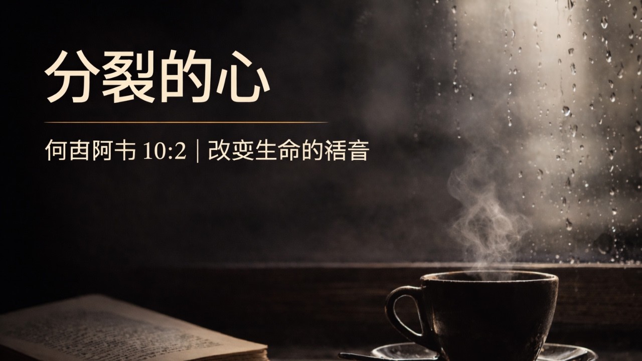 分裂的心 | 何西阿书 10:2 | 改变生命的福音