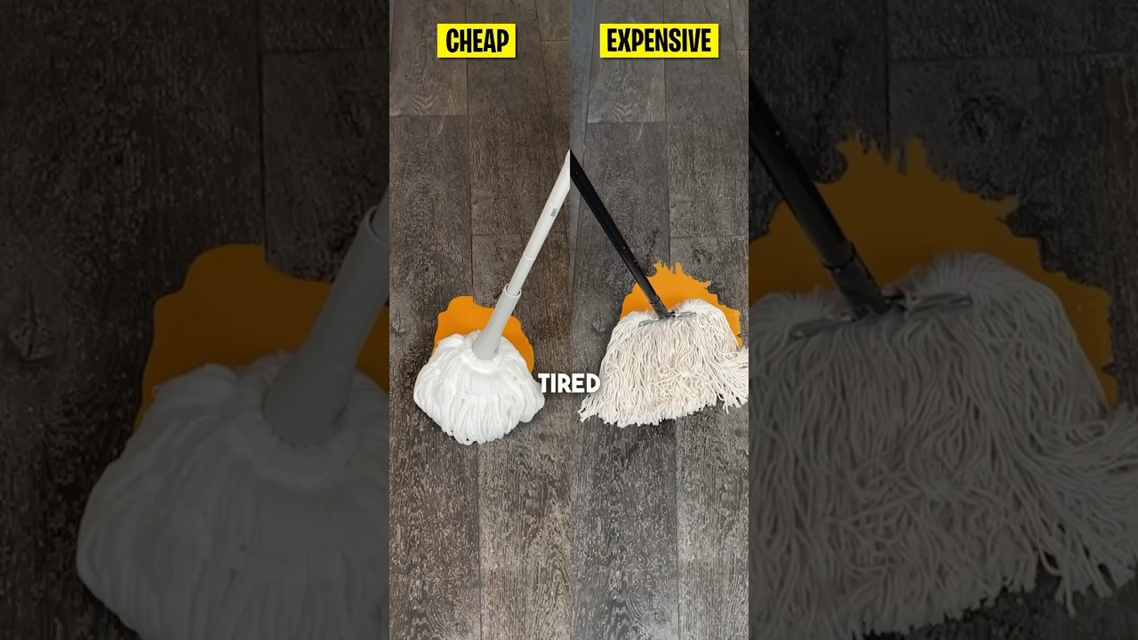 Testing Cheap vs. Expensive Mops!