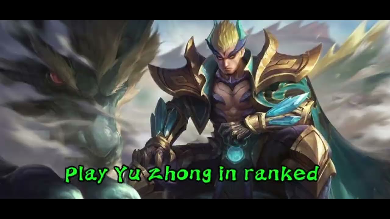 Yu Zhong in ranked whole match 🤟☁️⚡️