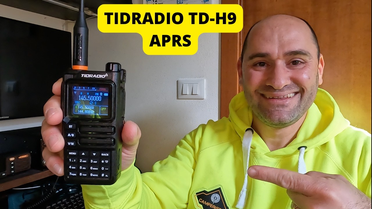 Nuova TIDRADIO TD-H9 con APRS – Recensione completa