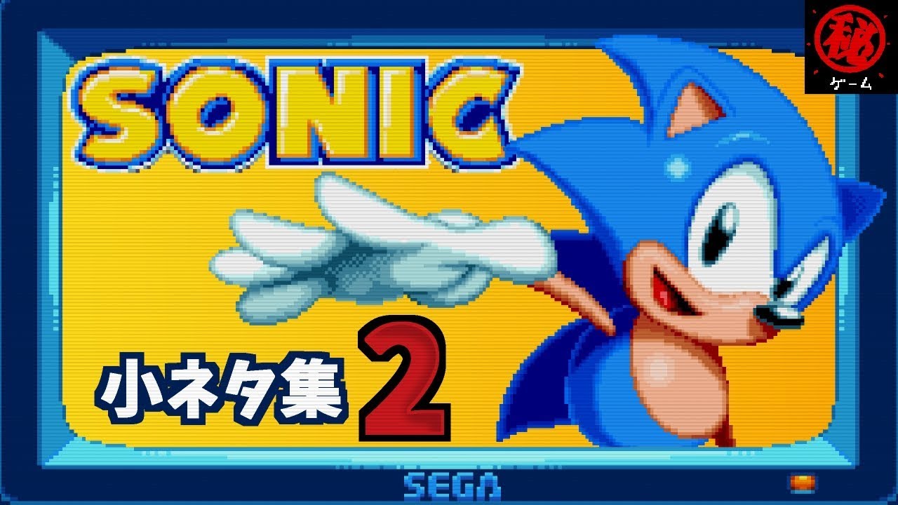 ソニック・ザ・ヘッジホッグ 小ネタ集パート２　 -マル秘ゲーム -