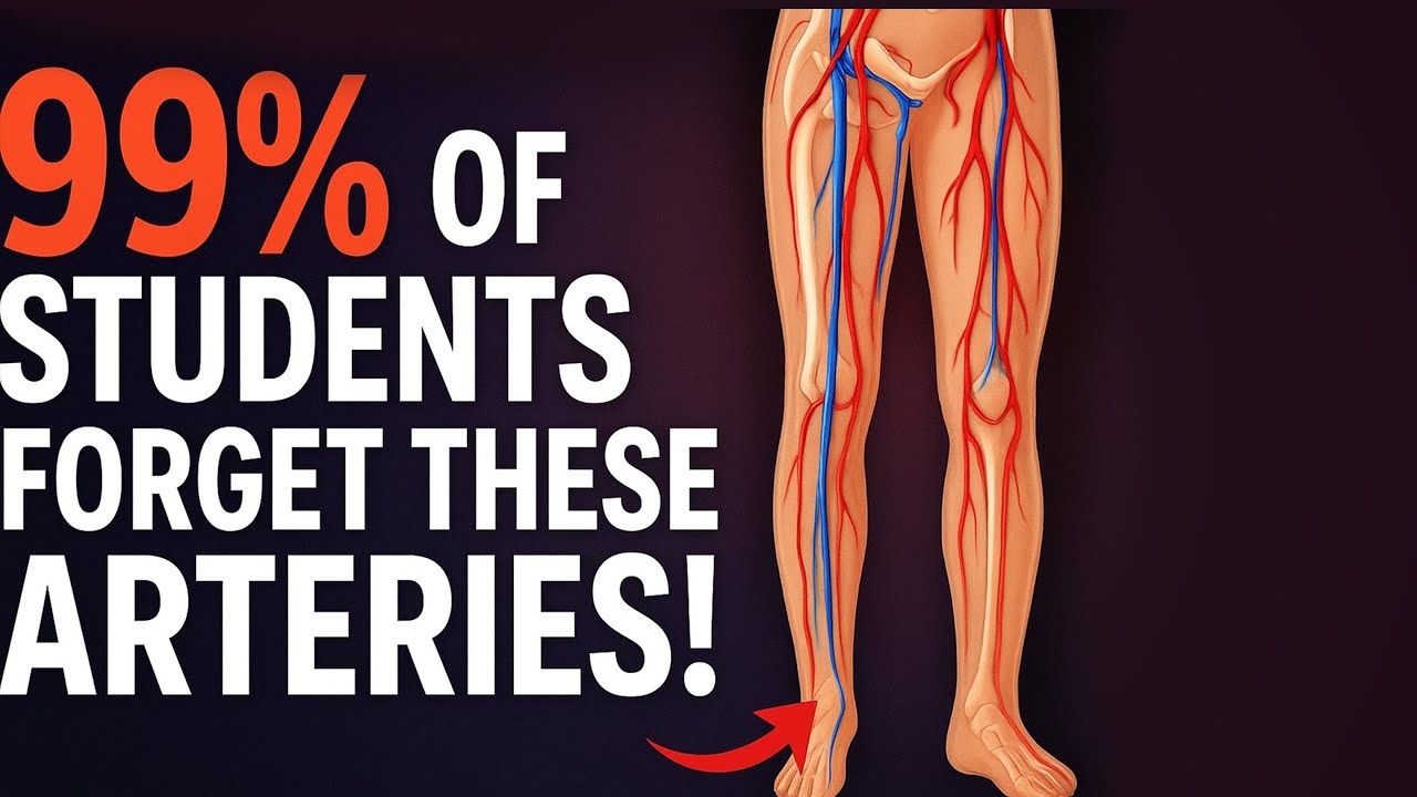 Tibial & Peroneal Arteries | Anterior Tibial, Posterior Tibial & Peroneal Artery Anatomy Explained